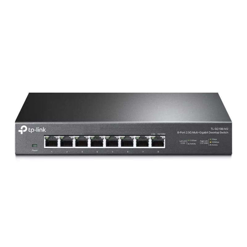 TP-Link TL-SG108-M2 V3.0 8 portu 2.5G Multi-Gigabit nepārvaldāms slēdzis