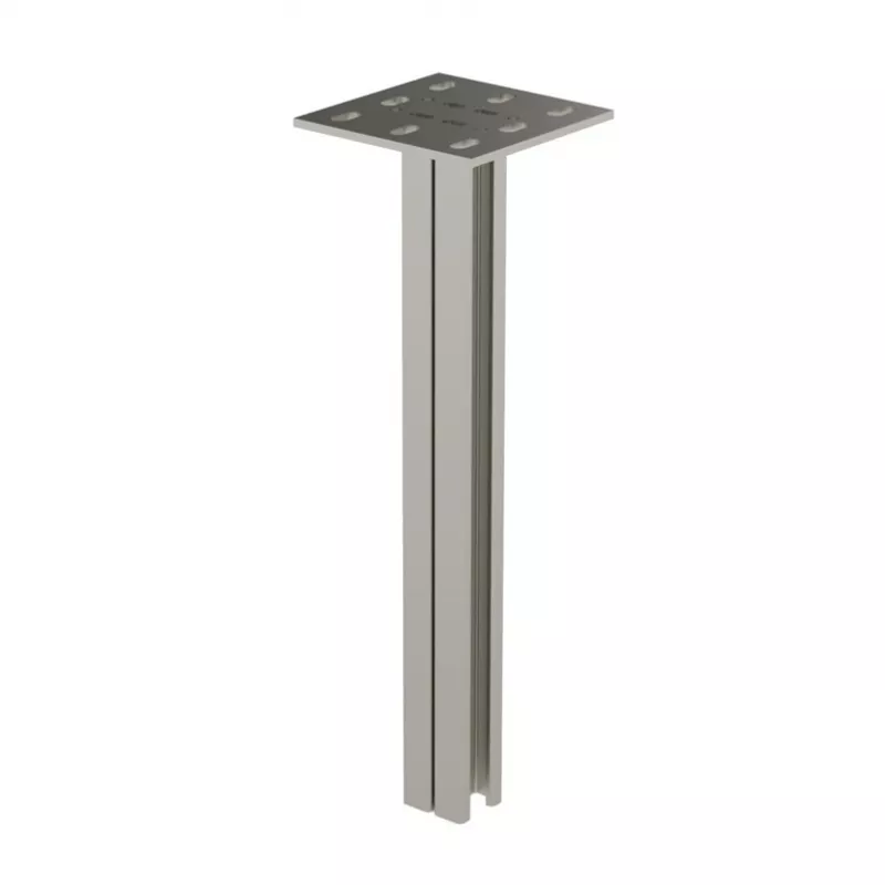 TP2-1500 HDG Ceiling Bracket - Hot-Dip Galvanized Steel Mounting Rail 1500mm