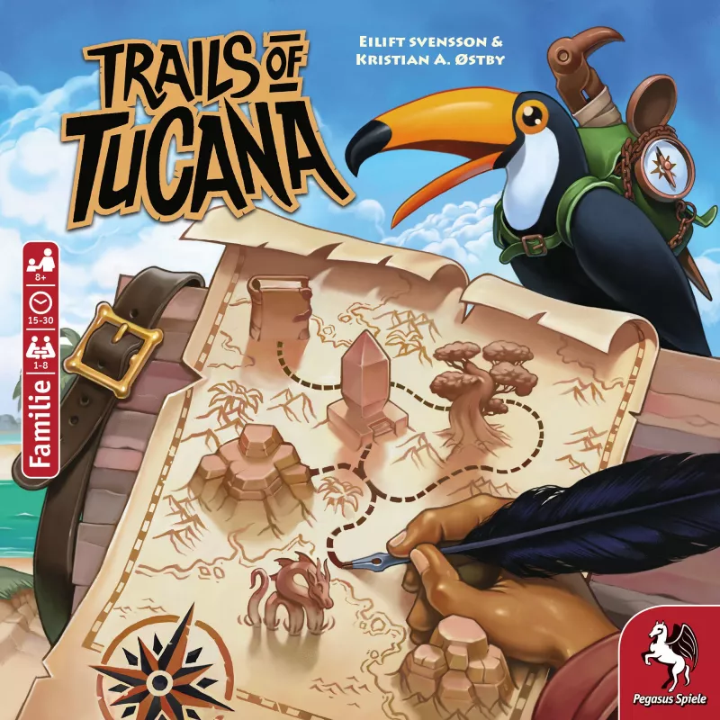 Trails of Tucana - Flip & Write galda spēle