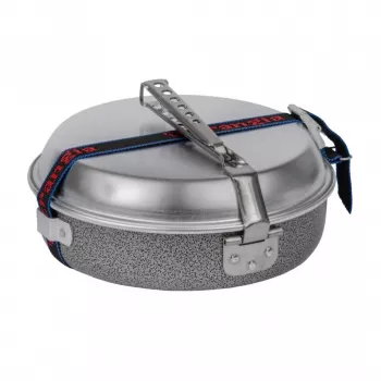 Trangia 124-T + F27 Kempinga Plīts Komplekts Mini Spiritusa Deglis Īpaši Viegls Alumīnijs 0.8L Katls 15cm Panna