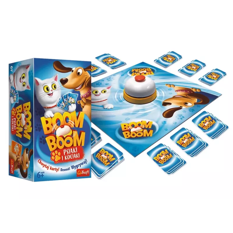 TREFL GRY Boom Boom Dogs and Kittens Skill Game