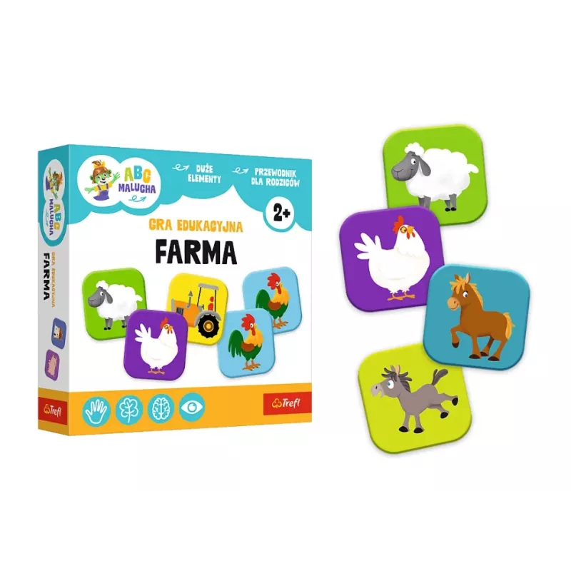 TREFL GRY Izglītojoša spēle Sēta ABC mazuļiem Treflik Family Trefl 02909
