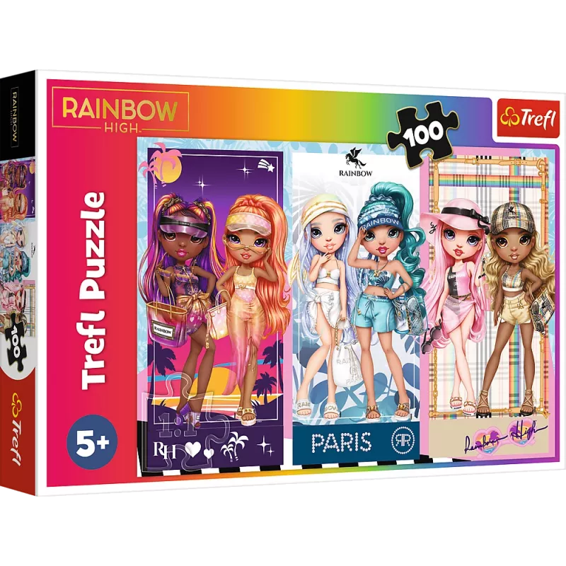 TREFL Puzzle 100 - Rainbow Dolls - MGA Rainbow High Trefl 16444