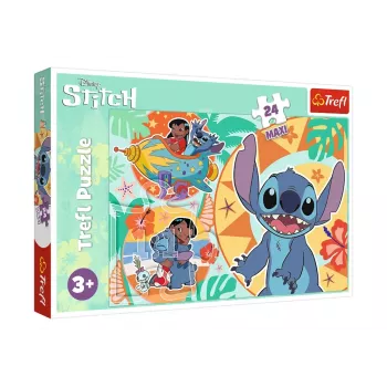 TREFL Puzzle 24pcs Maxi Happy Day Lilo and Stitch