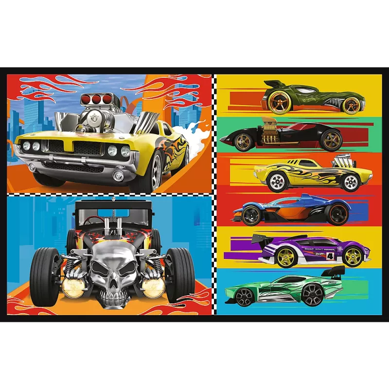 Trefl Puzzle - 2x70 - Cars - Hot Wheels