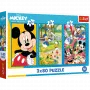 Trefl Puzle - 3x80 - Mickey Mouse Team Trefl 34887