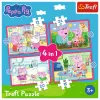 TREFL PUZZLE 4-in-1 Puzle (12, 15, 20, 24) – Peppa Loves Adventures – Trefl 34672