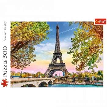TREFL Puzzle 500 gab. Romantiskā Parīze Trefl 37330