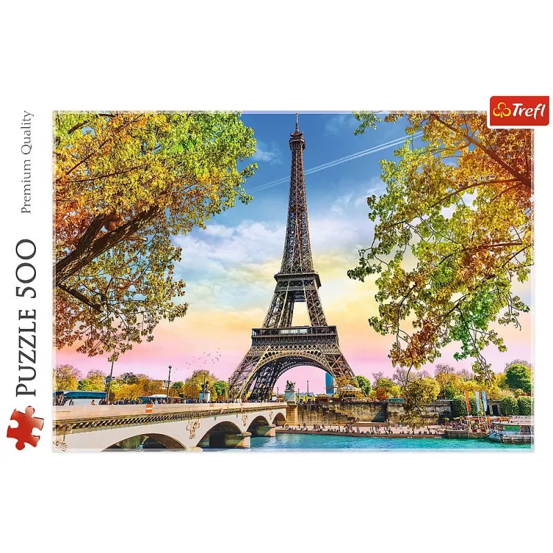 TREFL Puzzle 500 gab. Romantiskā Parīze Trefl 37330