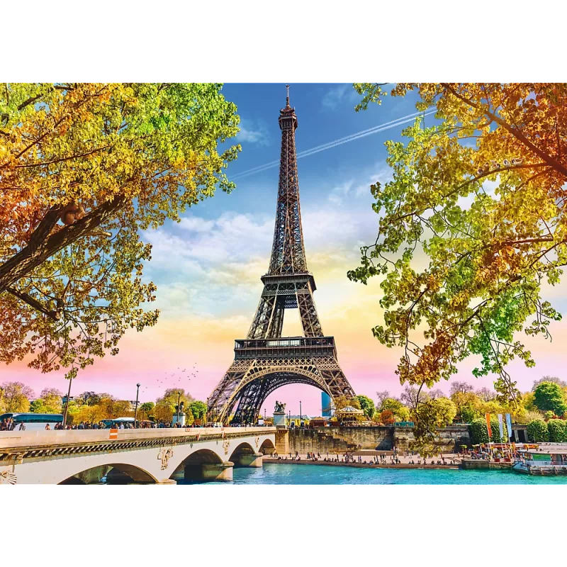 TREFL Puzzle 500 gab. Romantiskā Parīze Trefl 37330