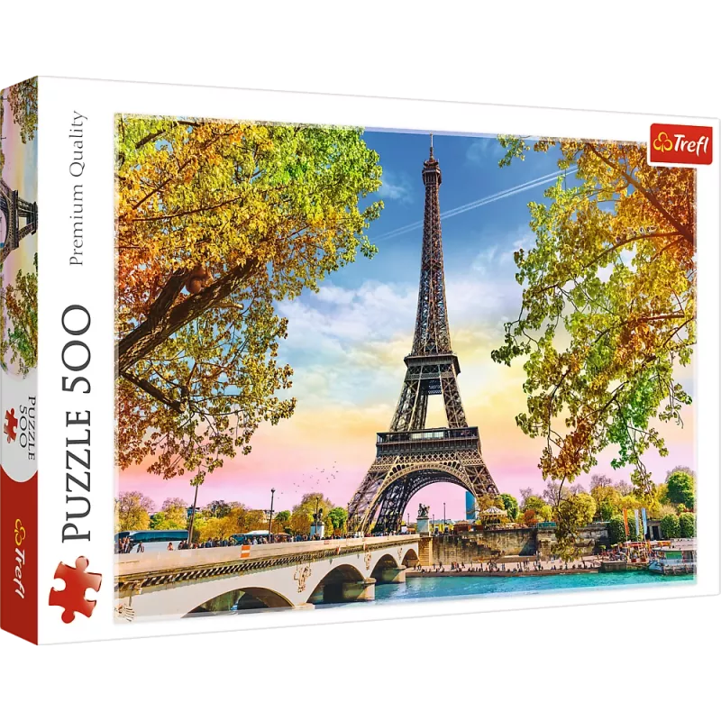 TREFL Puzzle 500 gab. Romantiskā Parīze Trefl 37330