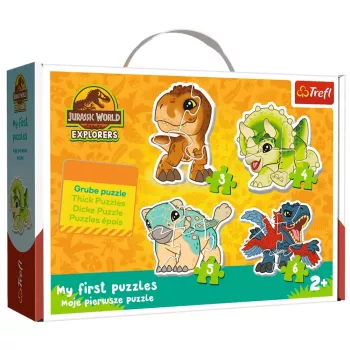 TREFL PUZZLE Baby Classic Puzzle - Cute Dinosaurs - Jurassic World