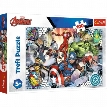 TREFL PUZZLE Puzle - 100 - Slavens Avengers - Disney Marvel The Avengers 16454