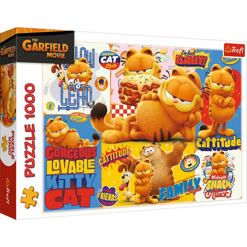 TREFL PUZZLE Puzle - 1000 - Garfield's Adventures - Garfield Trefl 10935