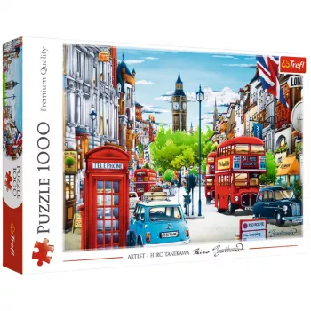 TREFL PUZZLE Puzle 1000 – London Street – Trefl 10557
