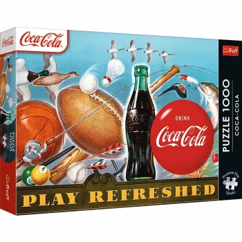 TREFL PUZZLE Puzle - 1000 Premium Plus - Coca-Cola: A Moment of Refreshment - Trefl 12101