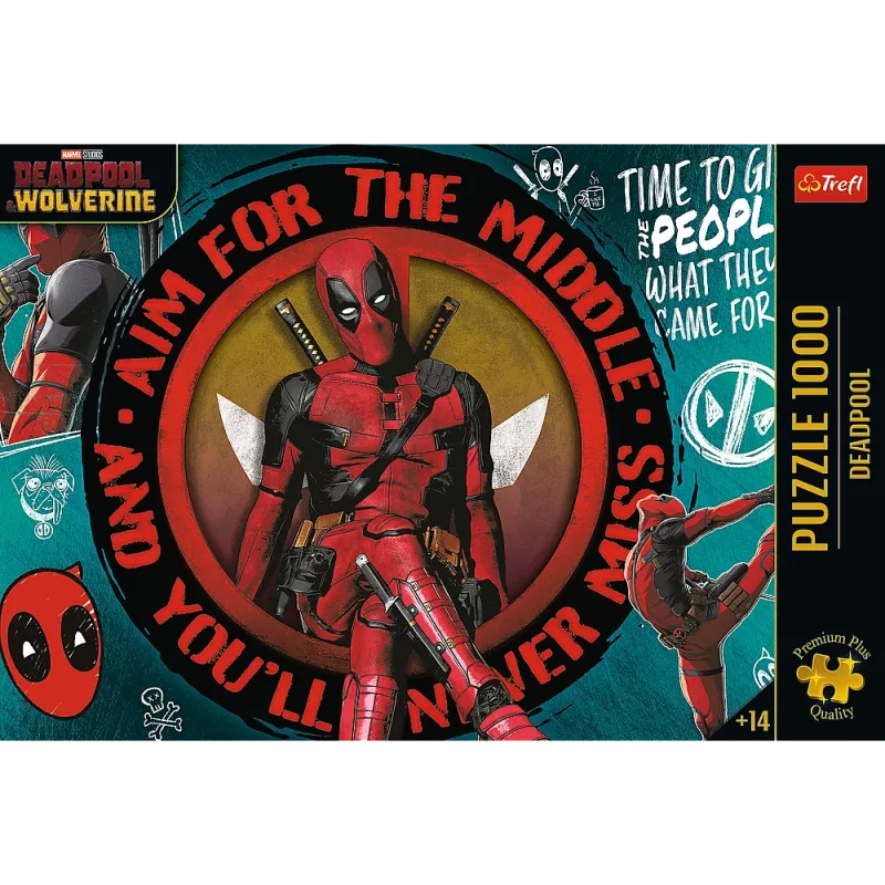 TREFL PUZZLE Puzle - 1000 Premium Plus - Deadpool Trefl - 10835