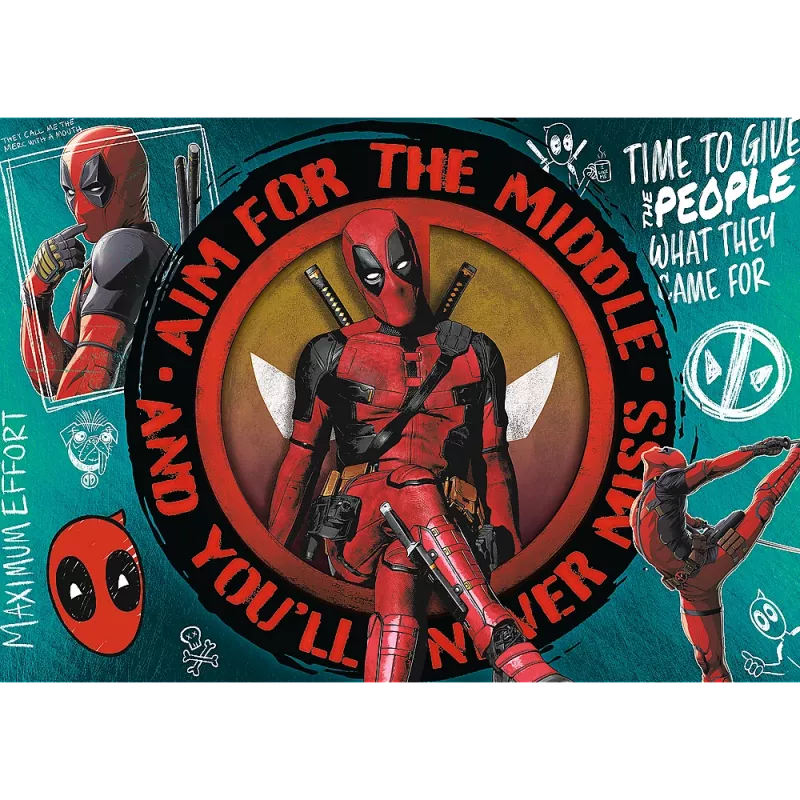 TREFL PUZZLE Puzle - 1000 Premium Plus - Deadpool Trefl - 10835