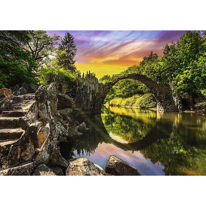 TREFL PUZZLE Puzzle – 1000 Premium Plus Rakotzbrücke in Kromlau, Germany Trefl 10811