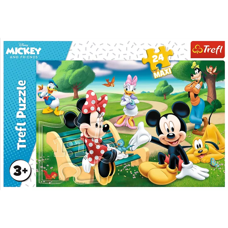 TREFL PUZZLE Puzle - 24Maxi - Mickey Mouse ar draugiem - Disney Standard Characters