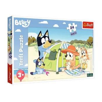 TREFL PUZZLE Puzle 24 gab. Maxi Bluey's Wonderful Day Trefl 14357