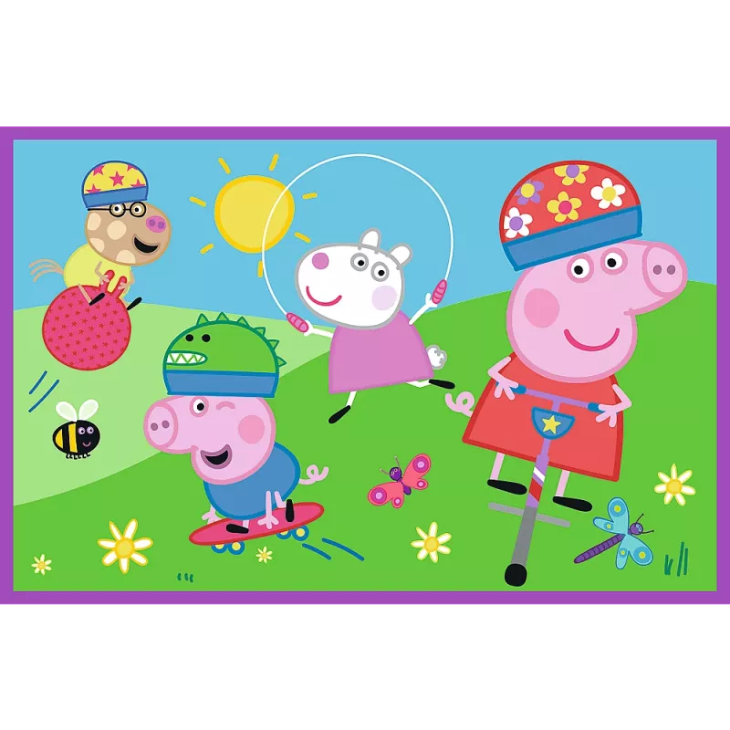 TREFL PUZZLE Puzzle - 2x24 - Peppa rotaļu laukumā - Peppa Pig 34435