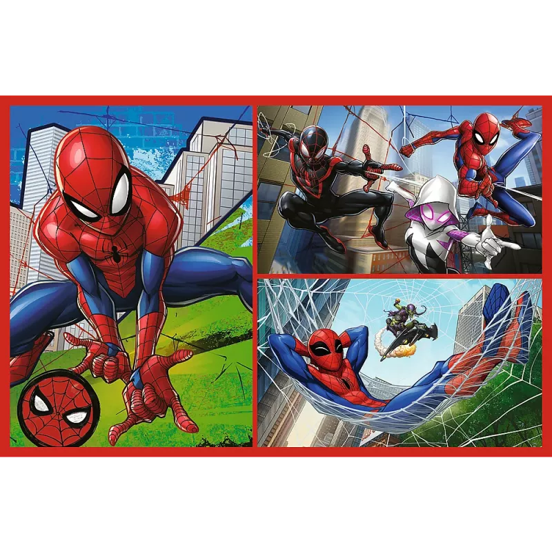 TREFL PUZZLE Puzle - 2x70 - Spider Stories - Disney Marvel Zirnekļcilvēks Trefl 34443