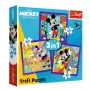TREFL PUZZLE Puzle – 3-in-1 (20, 36, 50 gab.) – Mikijs un viņa jautrā komanda – Mikijs un draugi – Trefl 34894