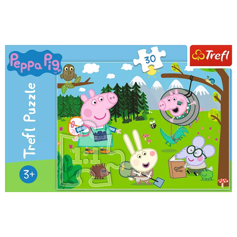 TREFL PUZZLE Puzle - 30 - Meža ekspedīcija - Peppa Pig Trefl 18245