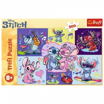 TREFL PUZZLE Puzle – 300 gabali – Spirited Stitch – Disney Lilo un Stitch Trefl 23033