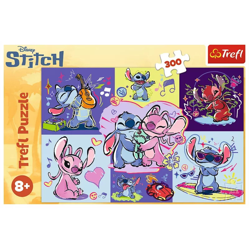 TREFL PUZZLE Puzle – 300 gabali – Spirited Stitch – Disney Lilo un Stitch Trefl 23033