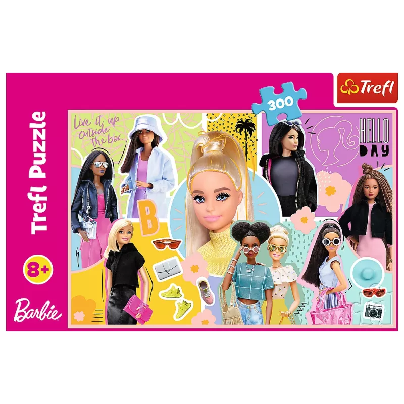 TREFL PUZZLE Puzle - 300 - Your Favorite Barbie - Mattel, Barbie 23025