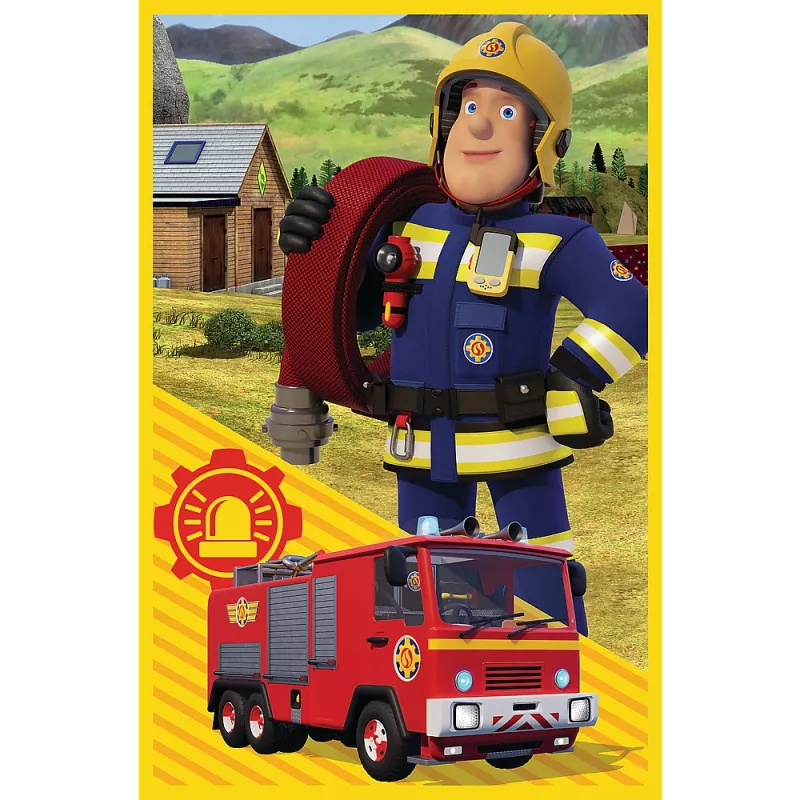 TREFL PUZZLE Puzle - 3x50 - Fireman Sam Fire Station Crew