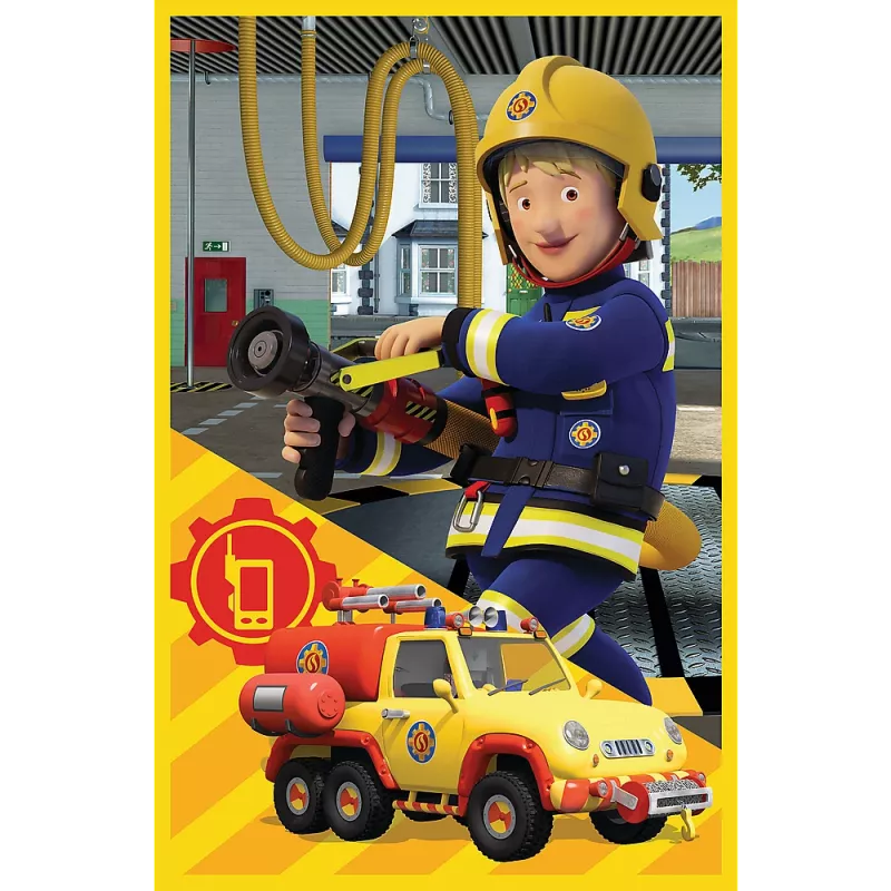 TREFL PUZZLE Puzle - 3x50 - Fireman Sam Fire Station Crew