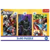 TREFL PUZZLE Puzle - 3x80 - Darbības pilnas dienas - Disney Marvel The Avengers Trefl 34883