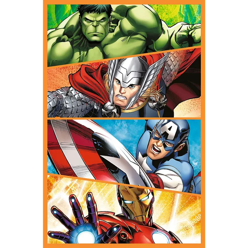 TREFL PUZZLE Puzle - 3x80 - Darbības pilnas dienas - Disney Marvel The Avengers Trefl 34883
