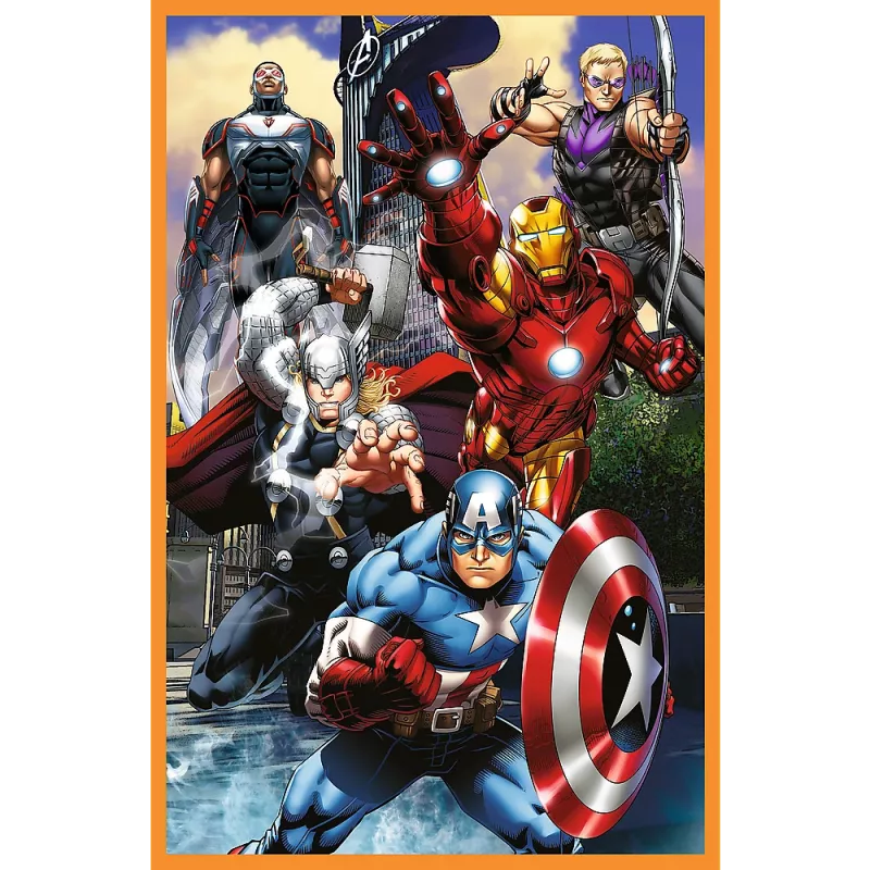 TREFL PUZZLE Puzle - 3x80 - Darbības pilnas dienas - Disney Marvel The Avengers Trefl 34883