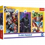 TREFL PUZZLE Puzle - 3x80 - Darbības pilnas dienas - Disney Marvel The Avengers Trefl 34883