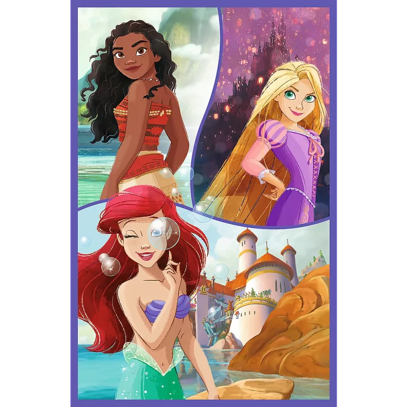 TREFL PUZZLE Puzle - 3x80 - Princeses draugi - Disney Princess Trefl 34884