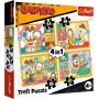 TREFL PUZZLE Puzle 4-in-1 – Garfield Loves Lasagna – Trefl 34673