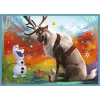 TREFL PUZZLE Puzle - 4in1 (12, 15, 20, 24) - The Amazing World of Frozen - Trefl 34381
