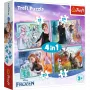 TREFL PUZZLE Puzle - 4in1 (12, 15, 20, 24) - The Amazing World of Frozen - Trefl 34381