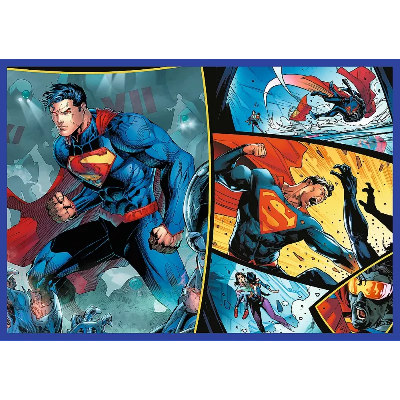 TREFL PUZZLE Puzle - 4x250 - Supermena Drosme - Warner Superman Trefl 13340