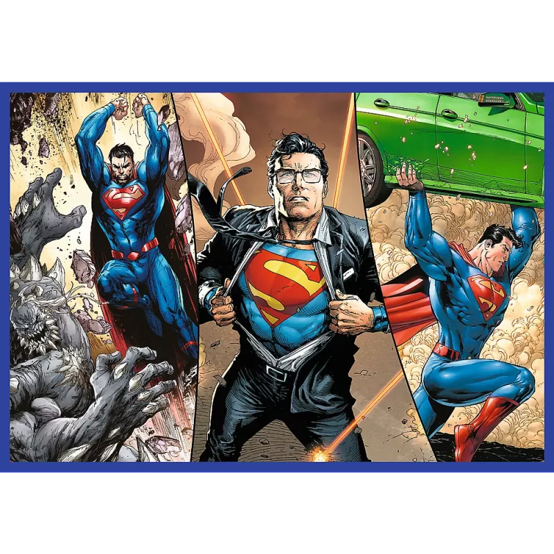 TREFL PUZZLE Puzle - 4x250 - Supermena Drosme - Warner Superman Trefl 13340