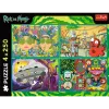 TREFL PUZZLE Puzle - 4x250 - The Crazy World of Rick and Morty - Warner Rick and Morty Trefl 13338
