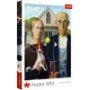 TREFL PUZZLE Puzle - 500 - American Gothic: Dog Edition Trefl 37526