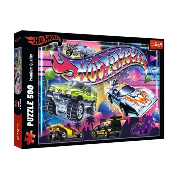 TREFL PUZZLE Puzle – 500 – Hot Wheels: The 80s – Trefl 37538