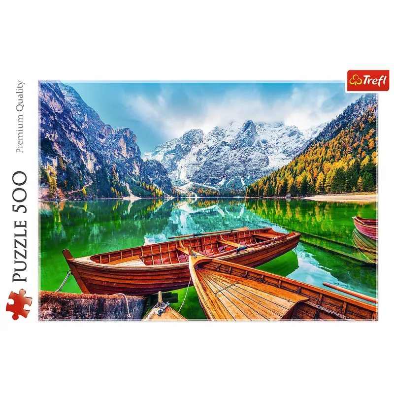 TREFL PUZZLE Puzzle – 500 – Lake Braies, Italy Trefl 37486