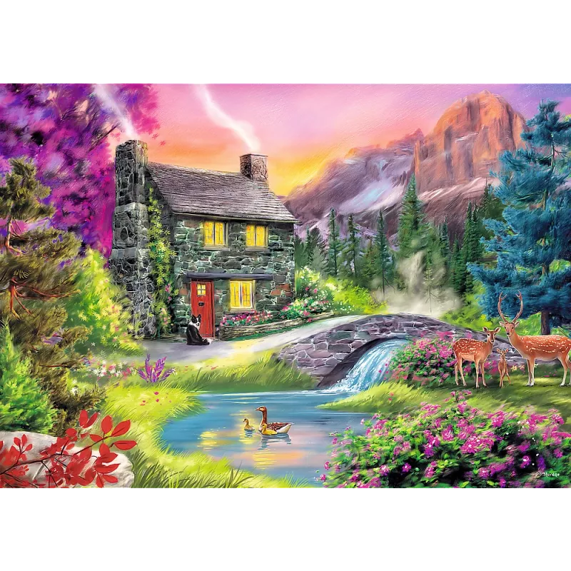 TREFL PUZZLE Puzle – 500 gab. – Kalnu idille Trefl 37325