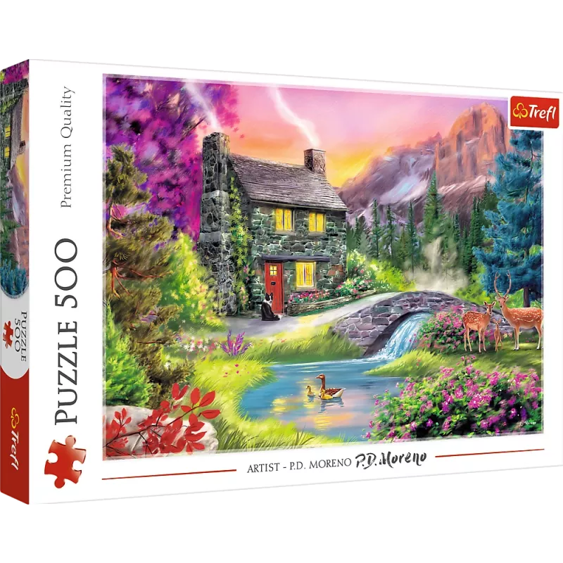 TREFL PUZZLE Puzle – 500 gab. – Kalnu idille Trefl 37325